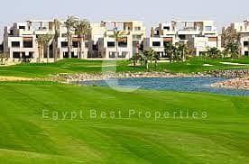 Lowest price 1st row golf Fully finished with Ac’s Ready to Move Senior upper chalet for sale in Hacienda bay North coast