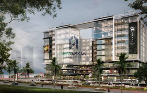 Ground floor shop, 35 sq m + 18 sq m outdoor space, with a down payment of 824,000 and installments over 10 years, located on the central axis in 6th