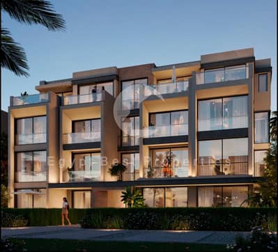 Fully finished apartment for sale in PX palm hills DELIVERY 2 YEARS landscape view with  5%dp