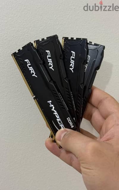 رمات fury Kingston ddr4