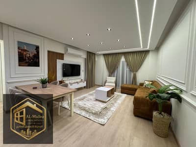 شقة اول سكن تشطيب و فرش فندقي للايجار بالرحاب
