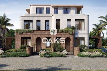 villa for sale Inside a fully serviced compound From Marakez in New Cairo with installment on 8 years