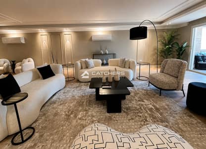 Immediate delivery, fully finished with ultra super deluxe finishing, in a strategic location directly on Old Suez Road, behind Family Park, Al Rehab.