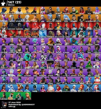 حساب فورتنايت بيع او بدل
