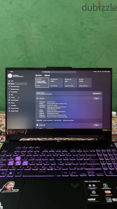 Asus Tuf Gaming F15 4050