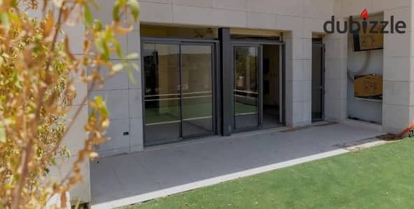 استوديو ارضي بجاردن متشطب بالتكيفات للبيع استلام قريب في كوماوند الكارما الشيخ زايد