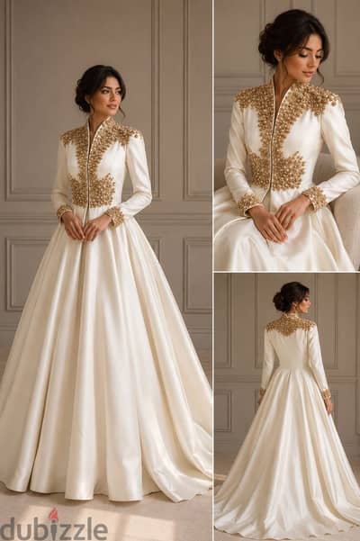 DouxDo Couture | Two-in-One Royal Wedding Gown Set with Accessories
