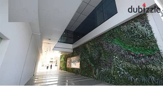 Office for sale, 47 sq m, fully finished & ِAC, in Trivim Mall, Sheikh Zayed. Immediate occupancy, installment