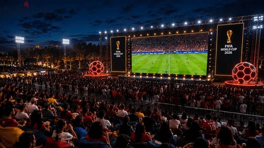 Fanzone ticket 32 stage including Egypt matc