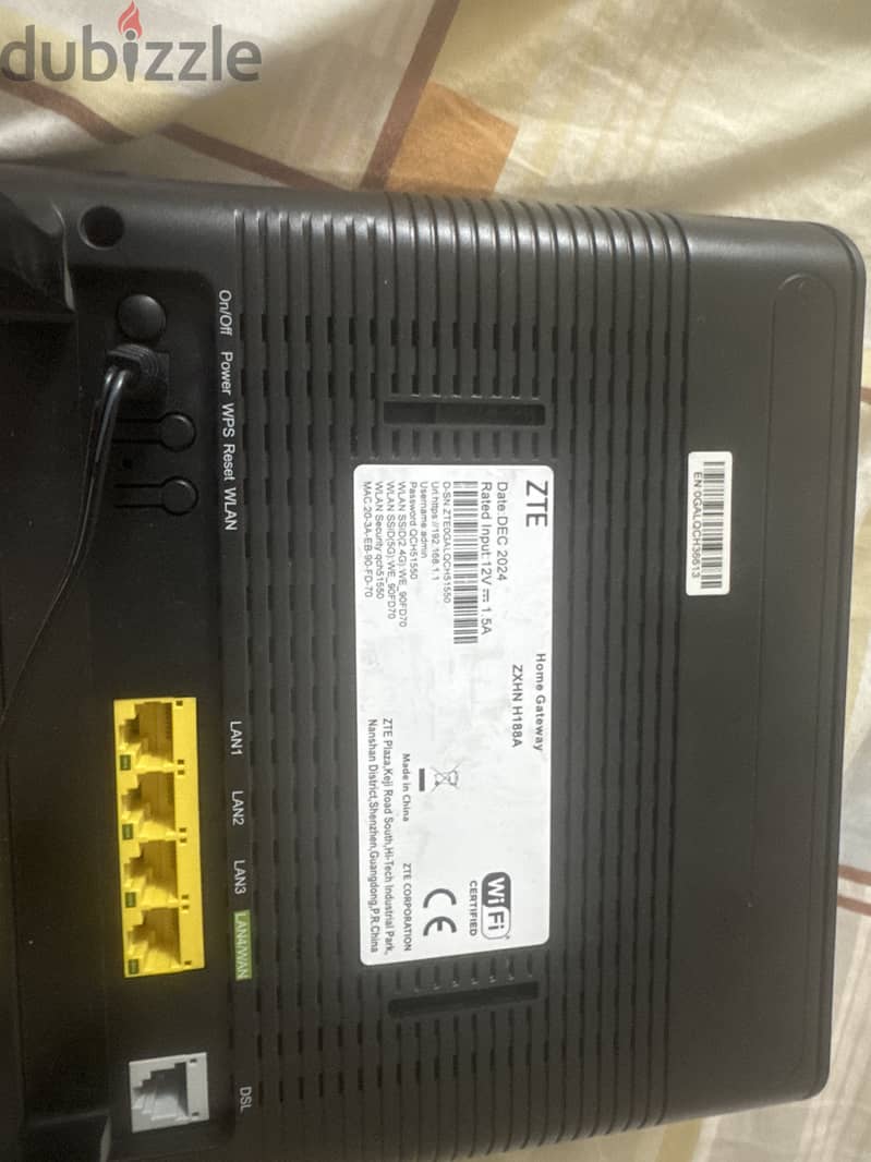 WE router H188A 1