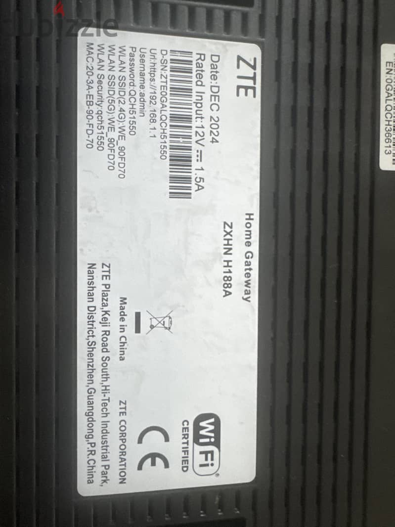 WE router H188A 2