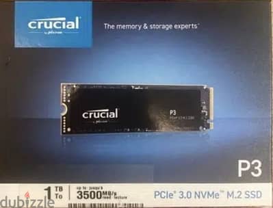 Crucial P3 NVMe SSD 1TB
