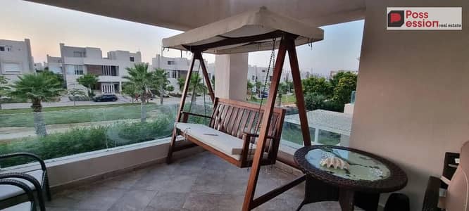 بالتقسيط على 10 سنوات ,شالية sea view للبيع متشطب بالتكيفات والمطبخ في هاسيندا الساحل الشمالي Hacienda