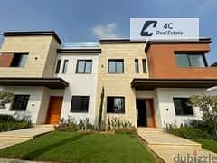 Lowest  price villa town house 4bedrooms delivered soon view landscape with installments :2,430,000 for sale in azzar 2 infnity fifth settlement