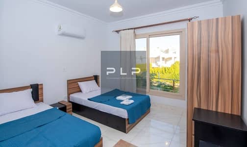 Junior Chalet with Roof for Sale Fully Finished  at Hacienda Bay by Palm Hills North Coast  Ready to Move  Fully Furnished