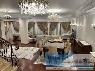 Furnished villa for rent in The Hills with a swimming pool Built-up area: 300 square meters