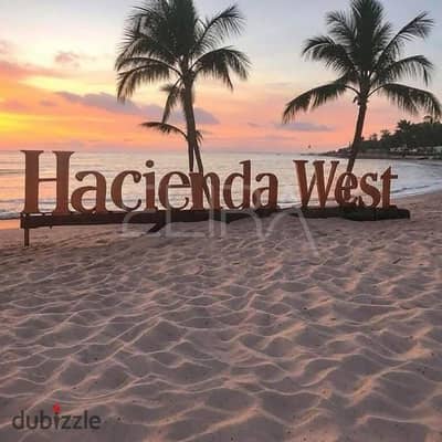 شاليه للبيع 107 م + 60 جاردن الساحل الشمالى ( Hacienda West )