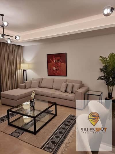Fully finished apartment in Al-Jar Compound—prime location—in Al-Shorouk City, with a 7-year installment plan.