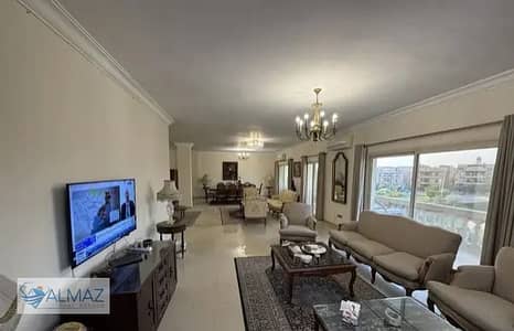 Furnished 350 sq m apartment for rent in Al Shweifat, Fifth Settlement, directly near South 90th Street.