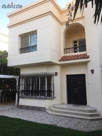 Furnished villa for rent in Al Rehab City (First Settlement); high-end, hotel-style furnishing at an exceptional price.