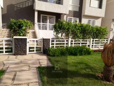 For sale in Madinaty, a ground floor apartment with a 108m garden and a 55m yard, with an advance payment and old booking installments in B14