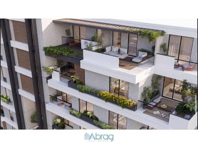 Apartment for sale in Sky View, Sheikh Zayed, with an open view overlooking Al Rabwa, 140 sq m. Apartment for sale in Sky View, Sheikh Zayed, with an open view overlooking Al Rabwa, 140 sq m.