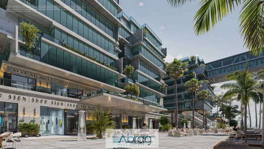 49 sq m clinic for sale in Sheikh Zayed, directly on the main road, One One Mall, finished over 7 years
