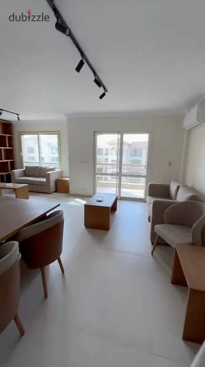 For sale in Madinaty, an apartment of 175 meters furnished and equipped with b3, sixth floor, garden view, and close to services.