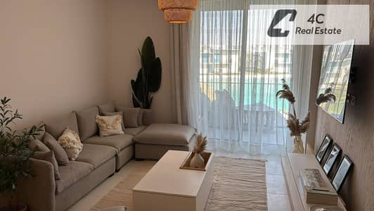 باقل من سعر الماركت استلم شاليه تشطيب كامل بالفرش والتكييفات ريسيل فوري فوكا باي الساحل الشمالي Crystal Lagoon View بتقسيمه مميزة جاهز للمعاينه والسكن