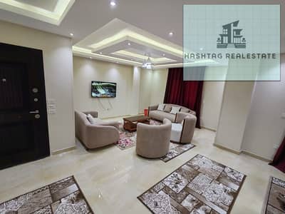 Sheikh Zayed, the eighth neighborhood, the first adjacent (first housing) next to the services and Saudi street, second floor, elevator, open view, furnished with the finest types of furniture and decor, air-conditioned