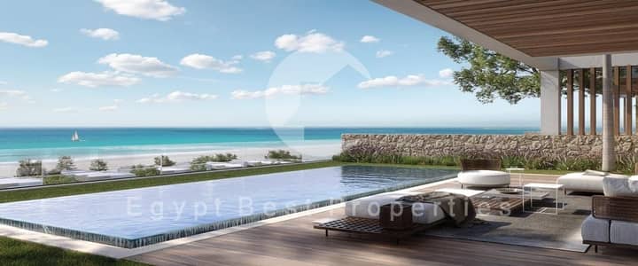 Own First Row Vila_Full Sea view_Lowest Price_Fully Finished +A. C's_Instalments over 10 Years @AZHA_NORTH_COAST
