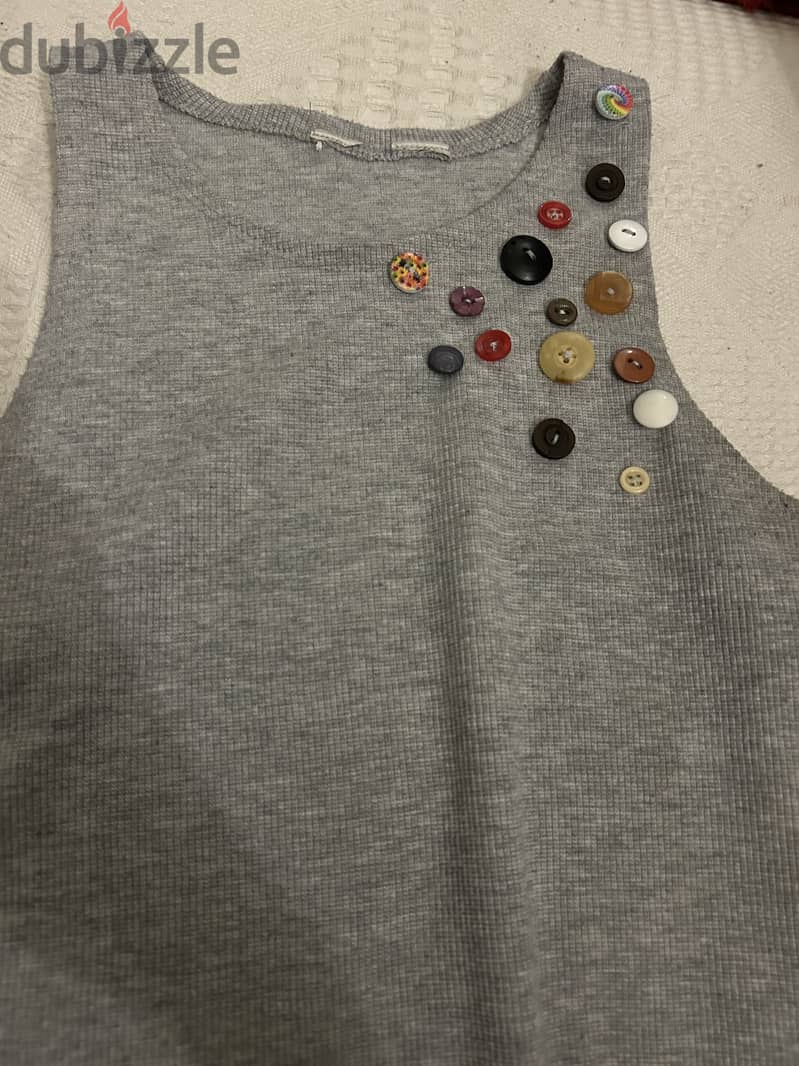 Buttons tank top 1