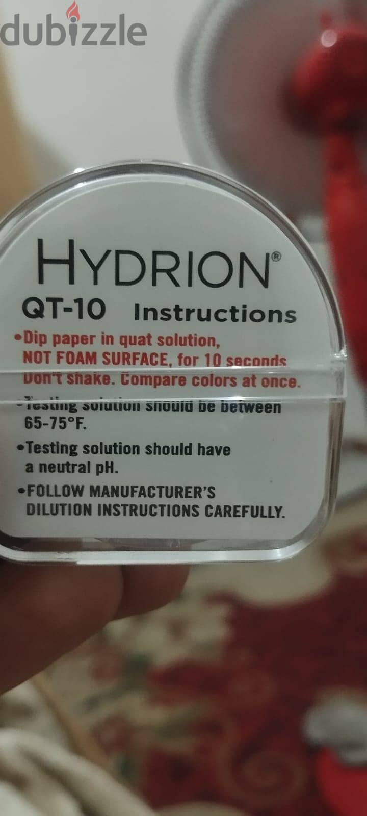 Hydrion Qt10 2