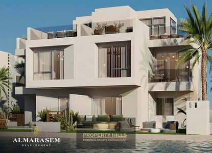 Twin House fully finished with air conditioning and kitchen in Mar Bay Compound Ras Al Hikma Al Maraseem Company near the Emirati cities