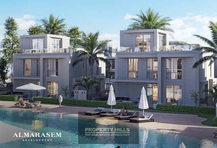 Independent villa completely finished with air conditioning and kitchen in Mar Bay Compound Ras El Hikma Al Marashem Company near the Emirates cities