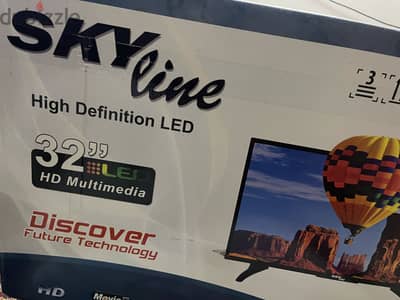 Skyline 32 Inch HD Smart LED TV, Black