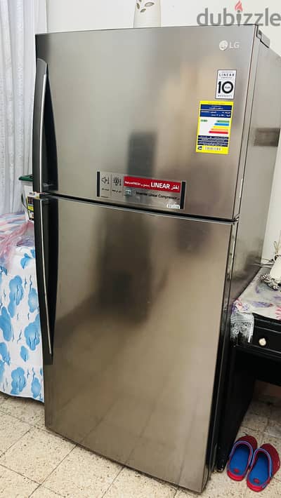 ثلاجه LG سعة 18 قدم . . 478 لتر كسر زيرو