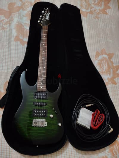 Ibanez Gio GRX70QA, Cable and Padded Gig Bag