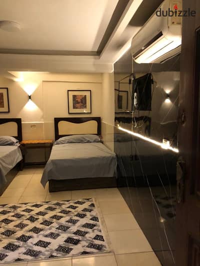 Studio for rent in 6 October, first neighborhood, VIP furnishings, spacious in the best location