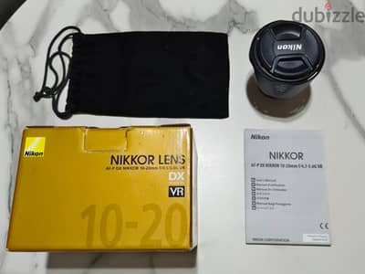 Nikon AF-P DX 10-20mm f/4.5-5.6G VR | كسر زيرو بالعلبة وكل مشتملاتها