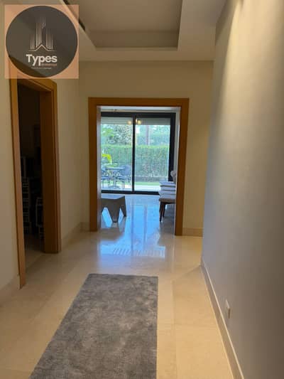 Garden apartment for sale 160 SQM in Allegria by Sodic,, ready to move, 3 bedrooms, fully furnished, all ACs and appliances included. Luxury living.
