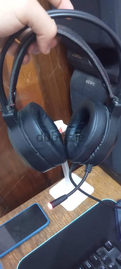 سماعه كمبيوتر واصله USB RGB