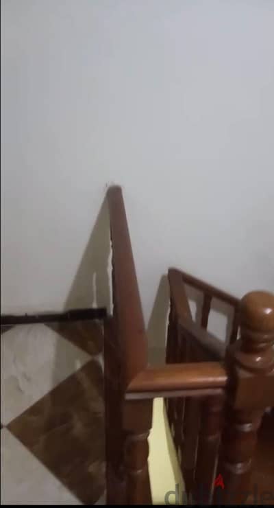 سلم خشب مفكك خشب عزيزي