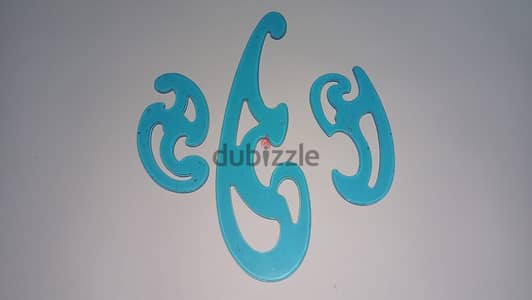 مسطرة منحنيات + منحنيات مرنة
