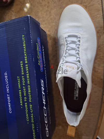Skechers Men New mark neson Wave Cup Lace Up Outdoor Shoes, White