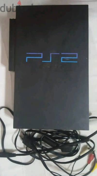 بلايستيشن 2 فـات (PS2 Fat) معدل بهارد داخلي (بدون دراعات)