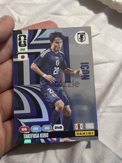 Panini World Cup 2026 Card (Kubo) Icon