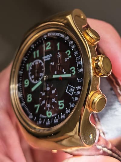 swatch Irony chronograph
