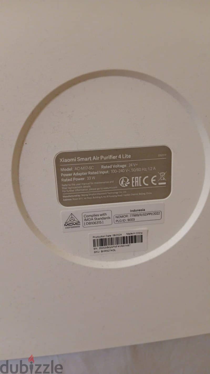 Xiaomi air purifier 3