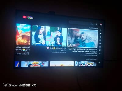 شاشه 43بوصه اسمارت استعمال خفيف جدا